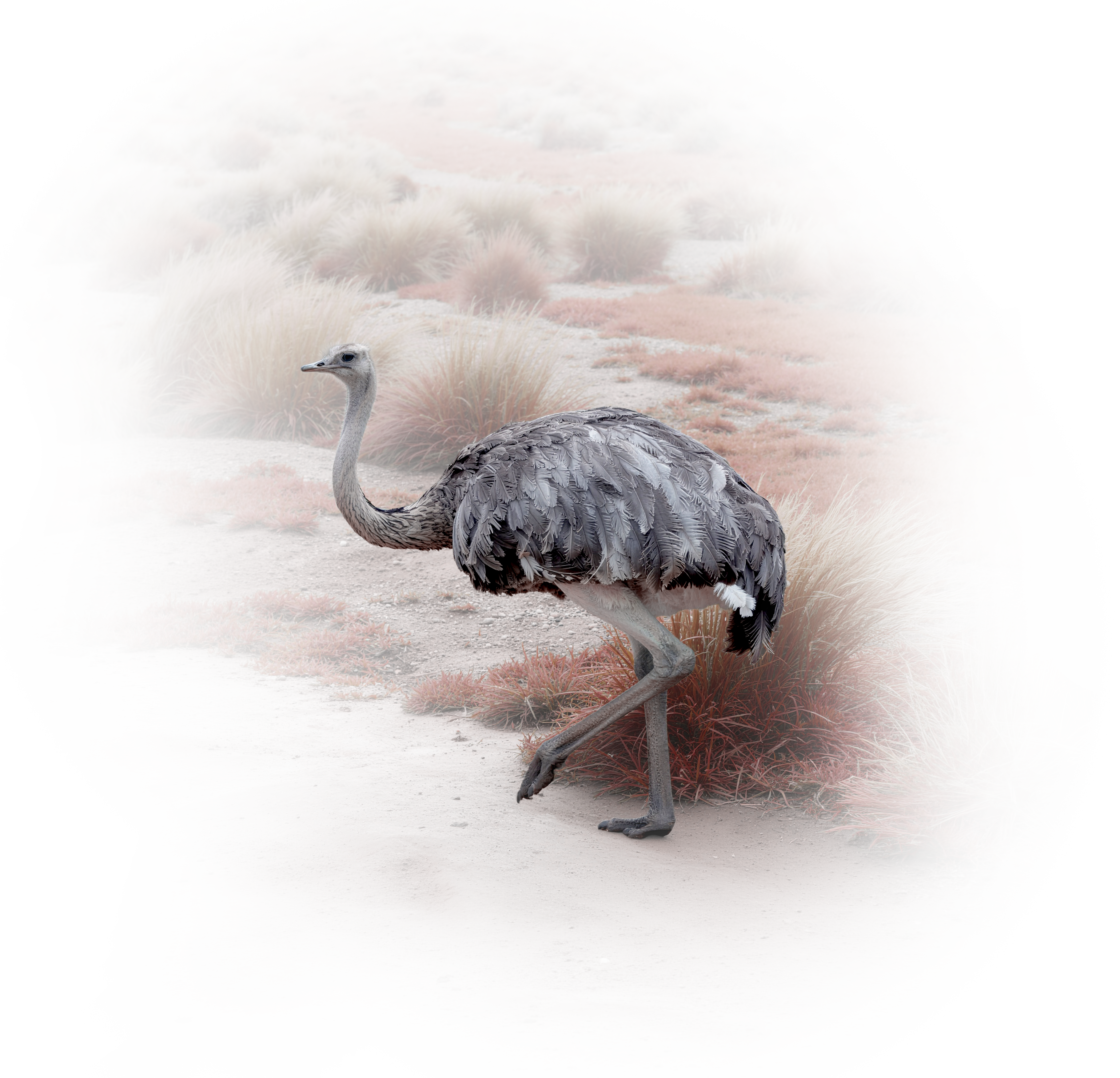 Choique suri patagónico